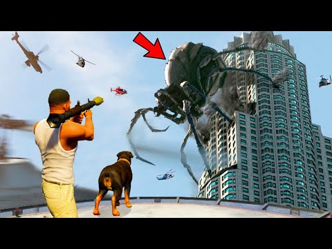 Видео: МОНСТР ӨРМЕКШІ ҚАЛАНЫ ҚЫЙРАТТЫ (GTA V)