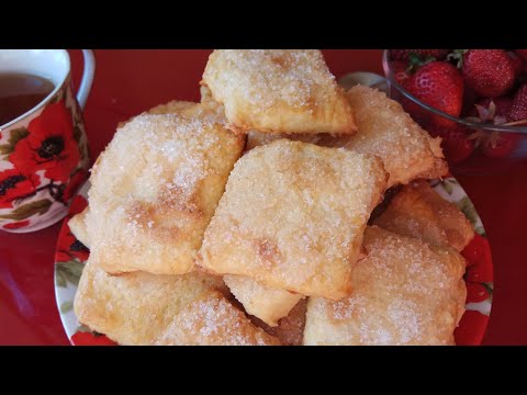 Видео: Ну Очень Вкусное Печенье Домашнее на сметане за считанные минуты. Слоёное, Нежное и Воздушное.