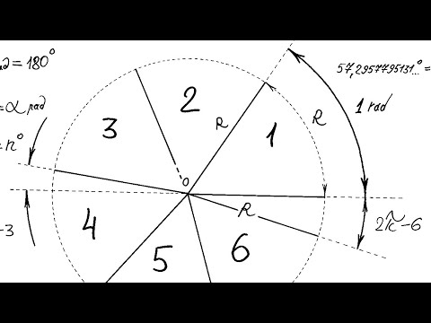 Видео: 4K Что такое радиан и радианная мера угла