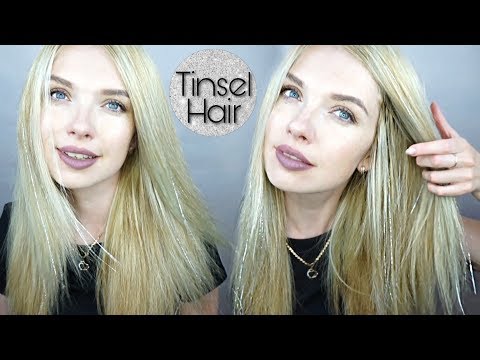 Видео: Tinsel Hair | Сверкающие волосы | Мишура для волос | Beautymaker
