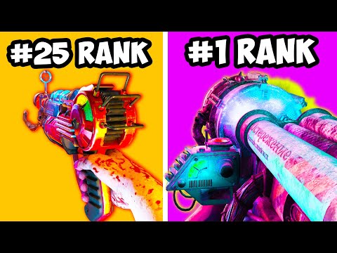 Видео: Все зомби-оружия CoD: от худшего к лучшему.