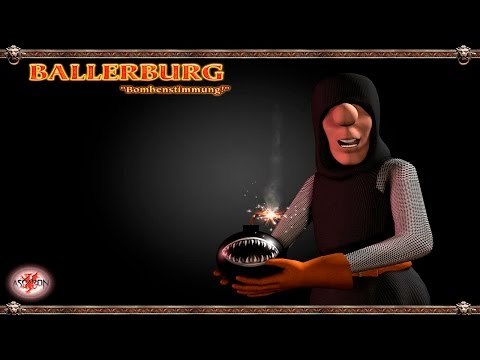 Видео: Ballerburg.   Обзор, воспоминание о былом.