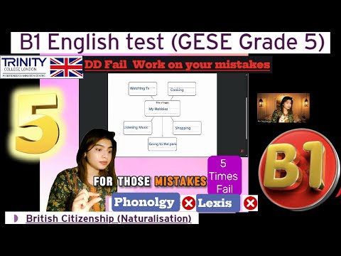 Видео: Тест по английскому языку B1 (GESE, 5 класс) | Британское гражданство SELT | Тринити-колледж Лонд...