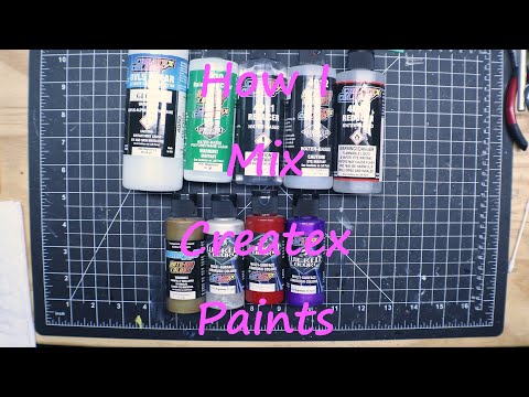 Видео: Как я смешиваю цвета Createx