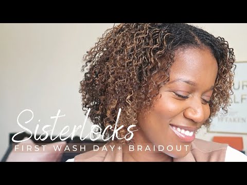 Видео: Первый день мытья волос Sisterlocks | Косички на локонах | Путешествие Sisterlocks | Сара Роксанн...
