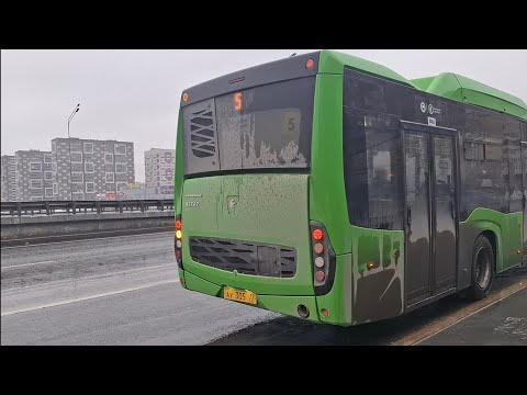 Видео: НефАЗ-5299-40-57 (CNG) || АУ 305 72 || 5 маршрут || г. Тюмень