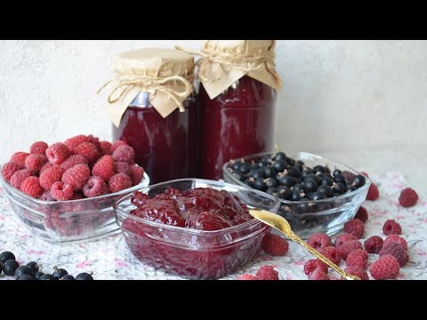 Видео: ДЖЕМ БЕЗ КОСТОЧЕК из черной смородины и малины |JAM WITHOUT PITS from black currant and raspberry