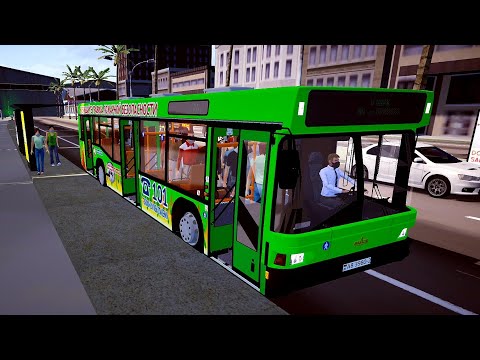 Видео: PBSU МАЗ -103.065 с Витебским номером.