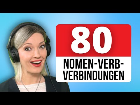 Видео: 80 самых важных Nomen-Verb-Verbindungen | B2 - С1 | Немецкий язык