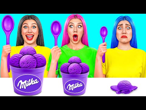 Видео: Большая, Средняя или Маленькая Тарелка Челлендж | Кто Победит в Кулинарной Битве Mega DO Challenge