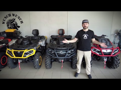 Видео: Топ-3 литровых квадроциклов BRP. Can-Am Outlander XTP / LTD / XMR - какой выбрать?