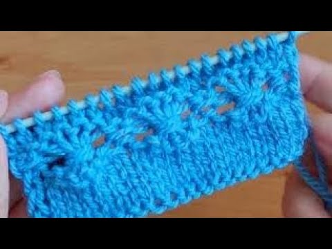 Видео: Несложно интересно и красиво ! Узор спицами для туники, свитера, джемпера. 