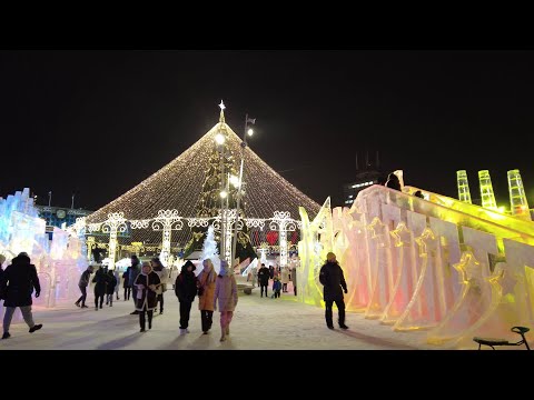 Видео: Эспланада Пермь Новогодняя елка