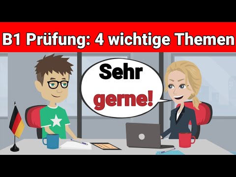 Видео: Устный экзамен по немецкому языку B1 | Планируем что-то вместе/диалог | 4 важные темы | говорить