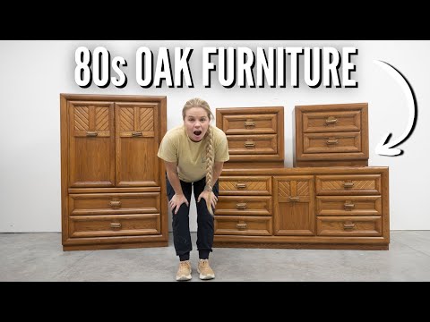 Видео: Реставрация классической дубовой мебели 1980-х годов