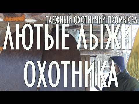 Видео: Таежный охотничий промысел, Лютые лыжи охотника ( лыжи Поскрякова )