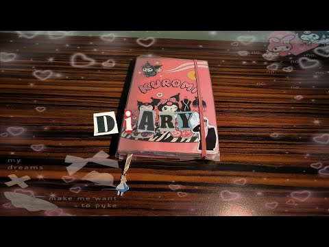 Видео: личный дневник || обзор дневника (с комментариями) куроми.