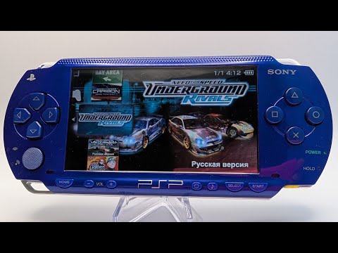 Видео: Sony PSP 1000 (Metallic Blue) №55 - Продано. Обзор лота (демонстрация работы)