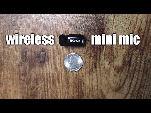 Видео: Обзор самого маленького беспроводного микрофона в мире — BOYA MINI (mini)