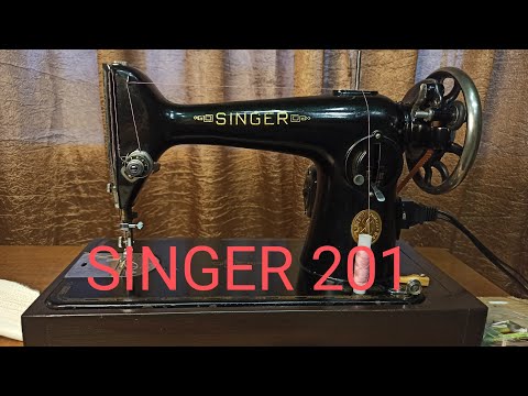 Видео: Швейная машина SINGER 201