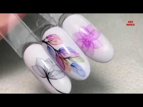 Видео: WATERCOLOR NAIL DESIGN / Дизайн ногтей акварельными красками / Акварель на ногтях