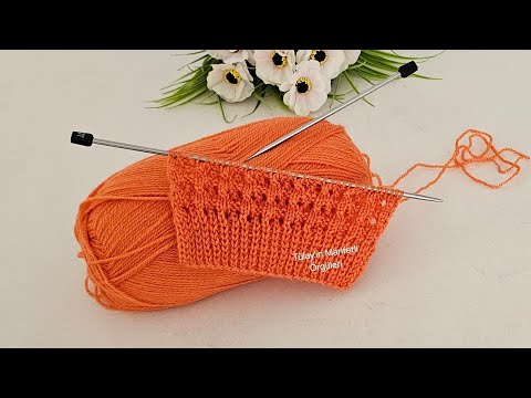 Видео: Элегантный и простой 🧶Узор для вязания жилета, шали, блузки, свитера