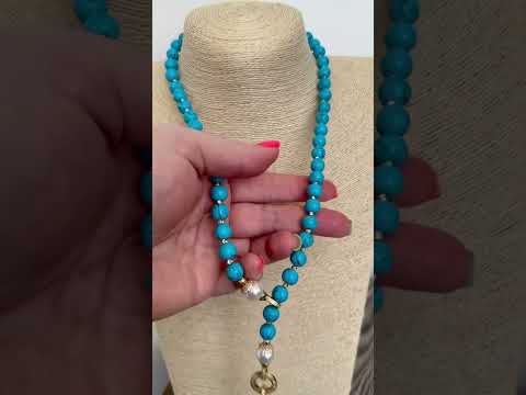 Видео: #9 Переделка старых бус из бирюзового говлита