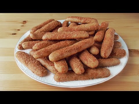 Видео: Рецепт песочного печенья на растительном масле -  ПАЛОЧКИ С КОРИЦЕЙ