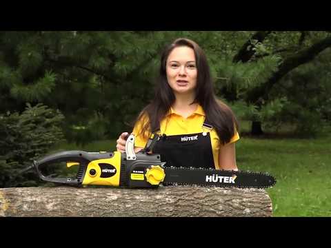 Видео: Обзор Цепная пила HUTER ELS-2400