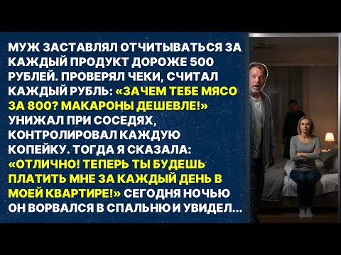 Видео: Муж требовал отчёт за каждую покупку дороже 500 рублей