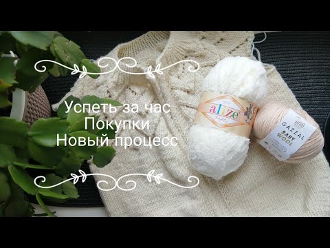 Видео: Влог 8 - 2024 / Успеть за час / купила новые спицы / новый процесс