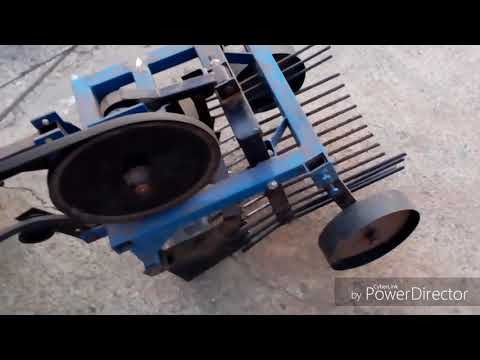 Видео: Картофелекопалка  грохотная приводная к тяжелому мотоблоку. Отзыв после сезона эксплуатации.