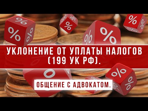 Видео: Уклонение от уплаты налогов (199 УК РФ). Общение с адвокатом.