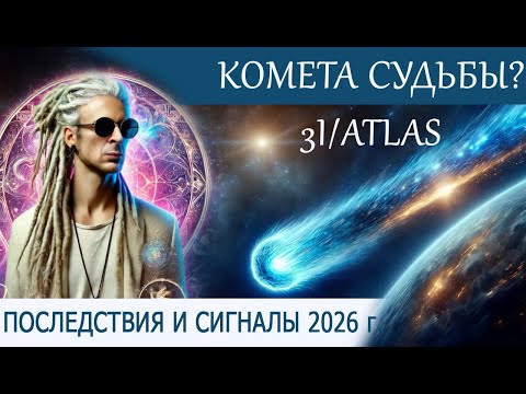 Видео: Комета 3I/ATLAS - астрологические последствия и сигналы 2026 года.