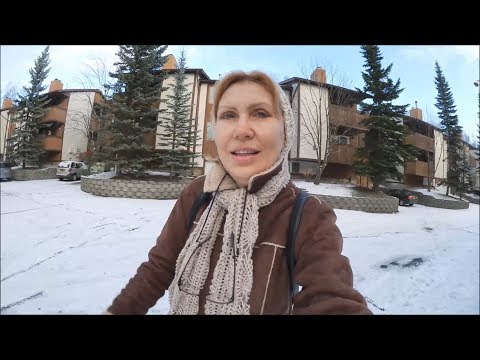 Видео: #1043 США Аляска Первый снег Вышивка Мебельный магазин