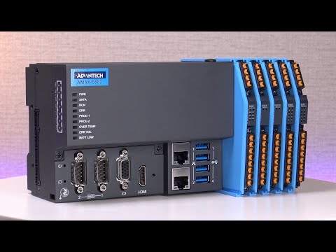 Видео: Advantech AMAX-5580. ПЛК на Windows с быстрым IO