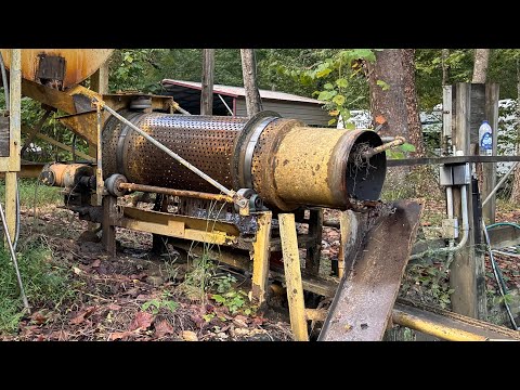Видео: Запуск барабана в Термал-Сити для определения количества золота в 2 ярдах материала