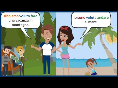 Видео: Прошедшее совершенное время итальянских модальных глаголов (Can, Must, Want).