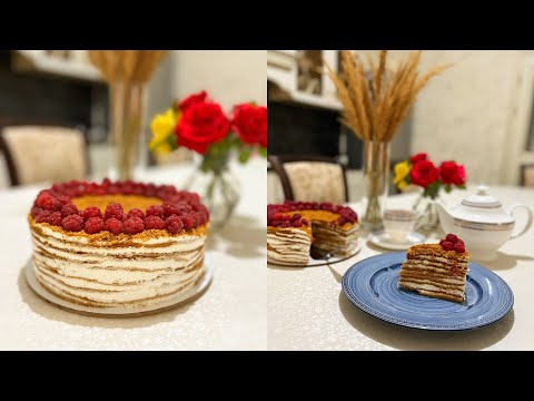 Видео: Карамельный медовик/нежнейшие карамельные коржи,вкусный крем/торт тает во рту🤤