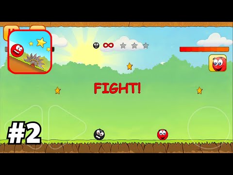 Видео: Red Ball 3: Jump for Love! Bou #2 — геймплей для Android | Ход злодея!