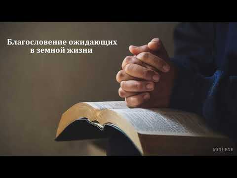 Видео: "Благословение ожидающих в земной жизни". А. Н. Елисеев. МСЦ ЕХБ
