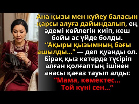 Видео: Қыздың қуанышқа толы тойы... ана үшін түнгі қорқынышқа айналды | Ешкім естімеген әңгіме