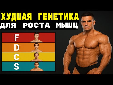 Видео: Как понять, что у тебя плохая генетика для роста мышц? Тир Лист