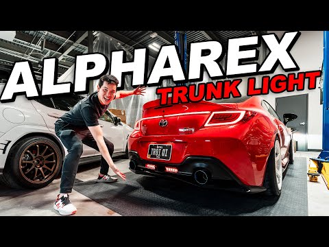 Видео: Обзор установки фонаря багажника и заднего фонаря AlphaRex 22+ GR86/BRZ
