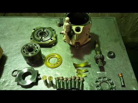 Видео: Ремонт гидравлического насоса Bosch Rexroth  A10VO45 (LOCUST 903).