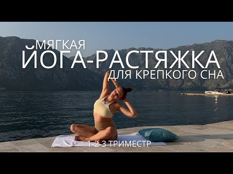 Видео: ЙОГА ПЕРЕД СНОМ / МЯГКАЯ РАСТЯЖКА ЗА 15 МИНУТ ДЛЯ КРЕПКОГО СНА / безопасно в беременность