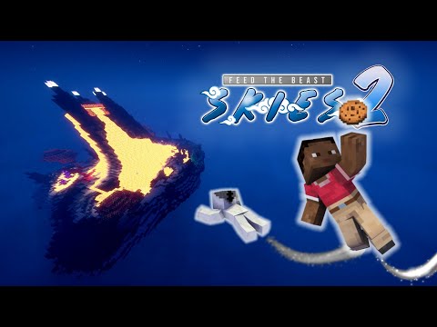 Видео: ОГРОМЕННЫЙ ВУЛКАН и МАГИЯ!!! | FTB Skies 2 | #7