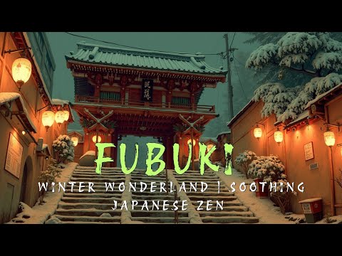 Видео: Умиротворящий японский дзен-эмбиент - Исцеление в снегопаде
