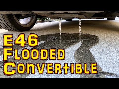 Видео: Устранение течи в затопленном кабриолете BMW E46 объемом 325 куб. дюймов — вода в багажнике и акк...