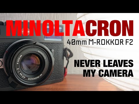 Видео: Minolta 40mm M-Rokkor f2 🇯🇵 Мой любимый объектив в Токио